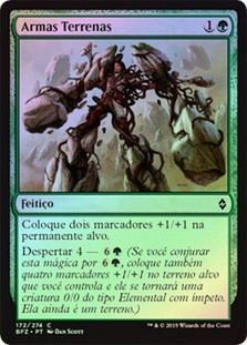 Earthen Arms
Battle for Zendikar (Foil) - Portuguese
Single
Magic The Gathering