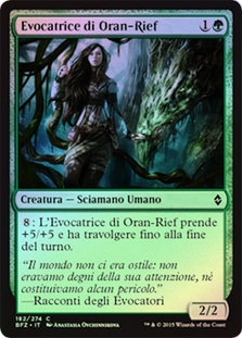 Oran-Rief Invoker
Battle for Zendikar (Foil) - Italian
Single
Magic The Gathering