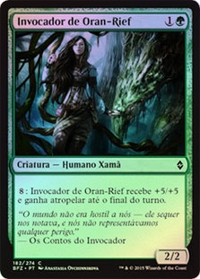 Oran-Rief Invoker
Battle for Zendikar (Foil) - Portuguese
Single
Magic The Gathering