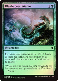 Swell of Growth
Battle for Zendikar (Foil) - Spanish
Single
Magic The Gathering