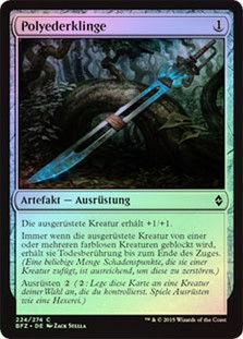 Hedron Blade
Battle for Zendikar (Foil) - German
Single
Magic The Gathering