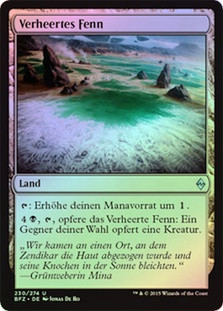 Blighted Fen
Battle for Zendikar (Foil) - German
Single
Magic The Gathering