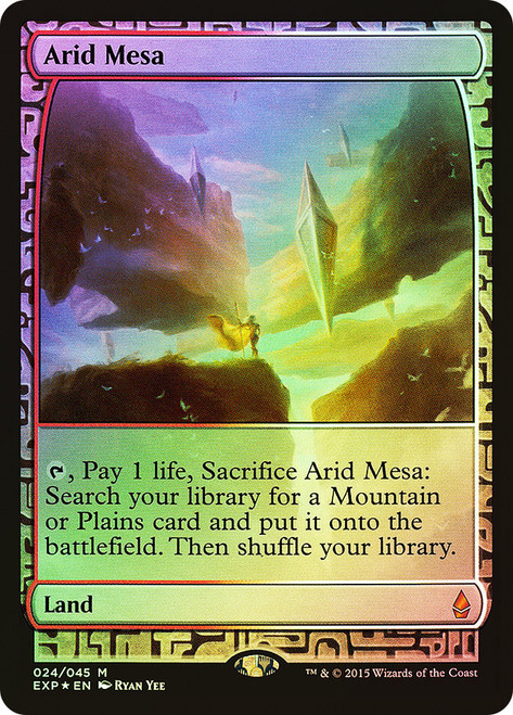 Arid Mesa (Full Art)\nMasterpiece Series: Zendikar Expeditions\nSingle\nMagic The Gathering