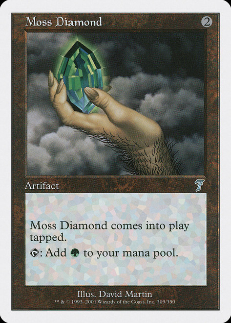 Moss Diamond\n7th Edition\nSingle\nMagic The Gathering