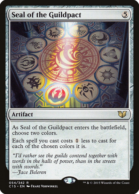Seal of the Guildpact\nCommander: 2015 Edition\nSingle\nMagic The Gathering