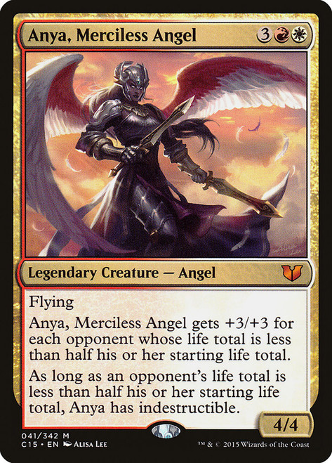 Anya, Merciless Angel\nCommander: 2015 Edition\nSingle\nMagic The Gathering