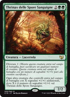 Bloodspore Thrinax
Commander: 2015 Edition - Italian
Single
Magic The Gathering