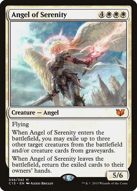 Angel of Serenity\nCommander: 2015 Edition\nSingle\nMagic The Gathering