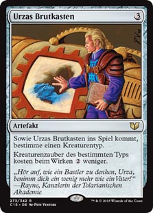Urza's Incubator
Commander: 2015 Edition - German
Single
Magic The Gathering
