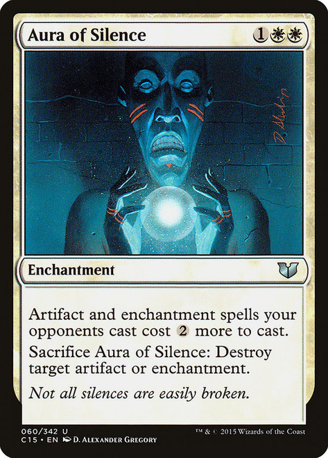 Aura of Silence\nCommander: 2015 Edition\nSingle\nMagic The Gathering