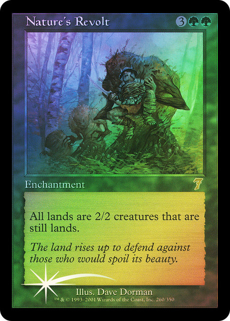 Nature's Revolt\n7th Edition\nSingle\nMagic The Gathering