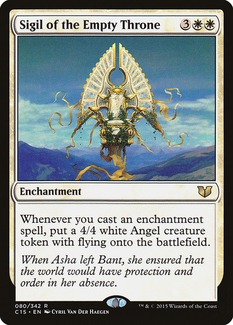 Sigil of the Empty Throne\nCommander: 2015 Edition\nSingle\nMagic The Gathering
