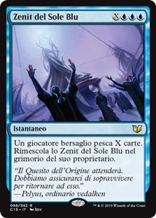 Blue Sun's Zenith
Commander: 2015 Edition - Italian
Single
Magic The Gathering