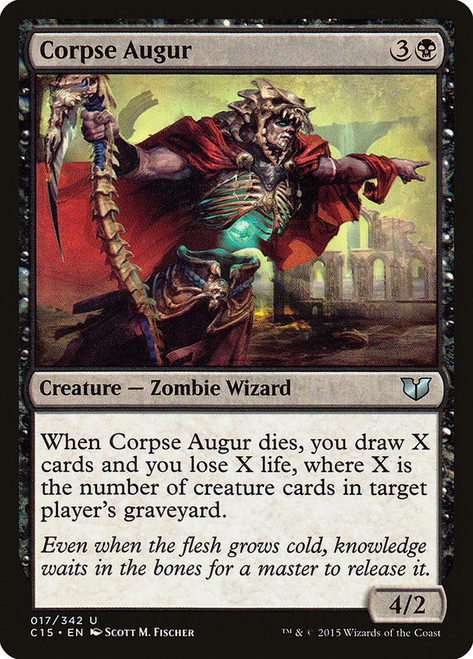 Corpse Augur\nCommander: 2015 Edition\nSingle\nMagic The Gathering