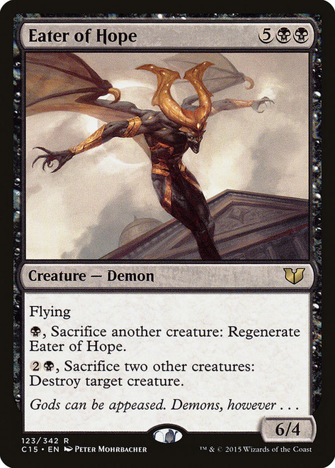Eater of Hope\nCommander: 2015 Edition\nSingle\nMagic The Gathering