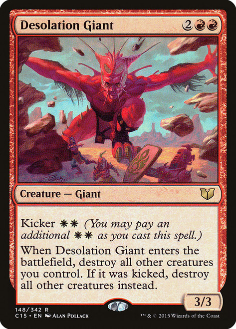 Desolation Giant\nCommander: 2015 Edition\nSingle\nMagic The Gathering