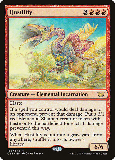 Hostility\nCommander: 2015 Edition\nSingle\nMagic The Gathering