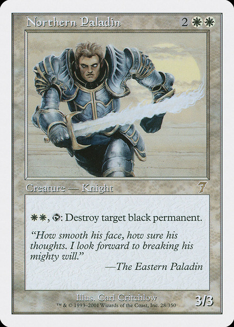 Northern Paladin\n7th Edition\nSingle\nMagic The Gathering