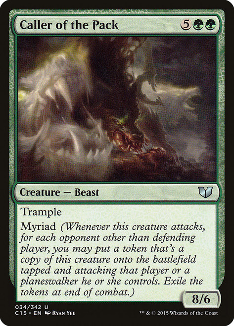 Caller of the Pack\nCommander: 2015 Edition\nSingle\nMagic The Gathering