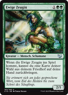 Eternal Witness
Commander: 2015 Edition - German
Single
Magic The Gathering