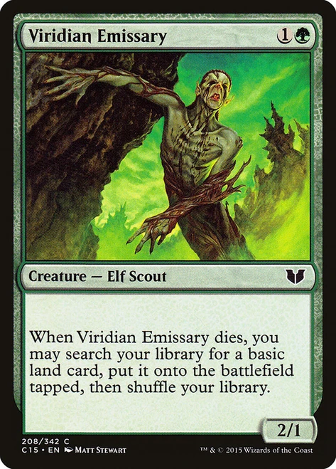 Viridian Emissary\nCommander: 2015 Edition\nSingle\nMagic The Gathering