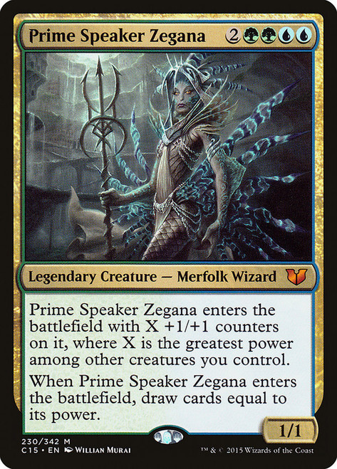 MTG 絶版デッキ Prime Speaker Zegana | The Lost Caverns of Ixalan Commander | Star