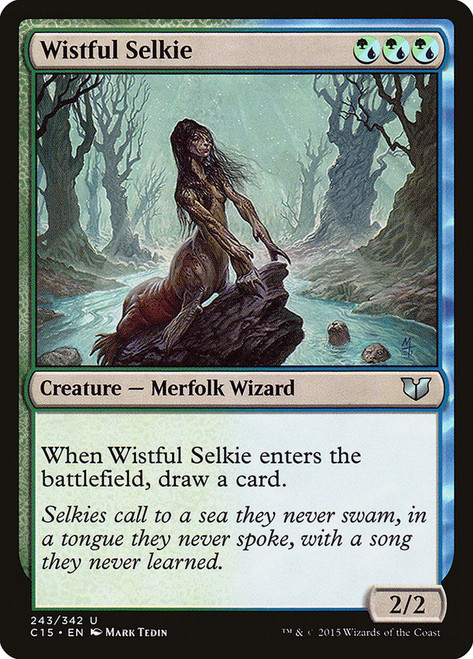 Wistful Selkie\nCommander: 2015 Edition\nSingle\nMagic The Gathering