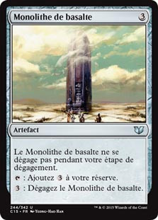 Basalt Monolith
Commander: 2015 Edition - French
Single
Magic The Gathering