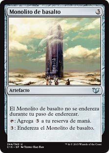 Basalt Monolith
Commander: 2015 Edition - Spanish
Single
Magic The Gathering