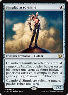 Solemn Simulacrum
Commander: 2015 Edition - Spanish
Single
Magic The Gathering