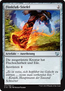 Swiftfoot Boots
Commander: 2015 Edition - German
Single
Magic The Gathering