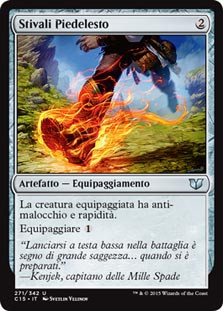 Swiftfoot Boots
Commander: 2015 Edition - Italian
Single
Magic The Gathering
