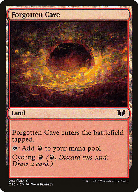 Forgotten Cave\nCommander: 2015 Edition\nSingle\nMagic The Gathering