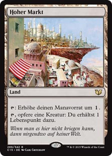 High Market
Commander: 2015 Edition - German
Single
Magic The Gathering