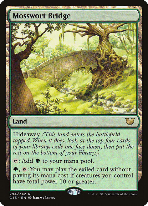Mosswort Bridge\nCommander: 2015 Edition\nSingle\nMagic The Gathering