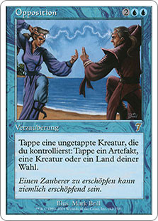 Opposition
7th Edition - German
Single
Magic The Gathering