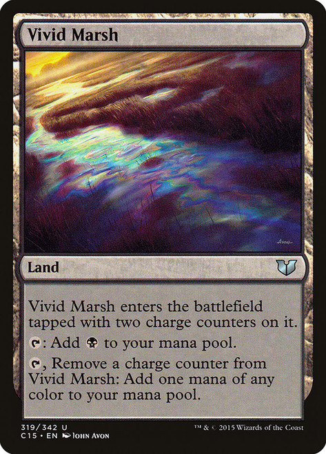 Vivid Marsh\nCommander: 2015 Edition\nSingle\nMagic The Gathering