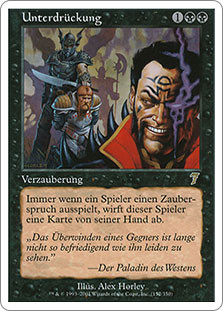 Oppression
7th Edition - German
Single
Magic The Gathering