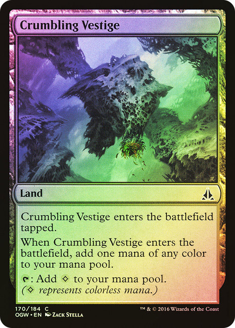 Crumbling Vestige\nOath of the Gatewatch\nSingle\nMagic The Gathering