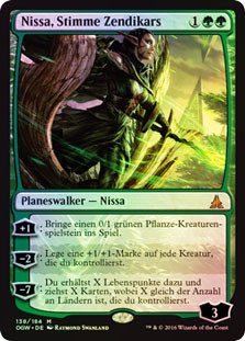 Nissa, Voice of Zendikar
Oath of the Gatewatch (Foil) - German
Single
Magic The Gathering