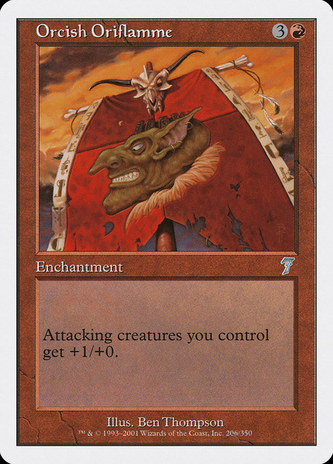 Orcish Oriflamme\n7th Edition\nSingle\nMagic The Gathering