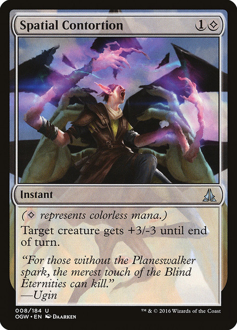 Spatial Contortion\nOath of the Gatewatch\nSingle\nMagic The Gathering