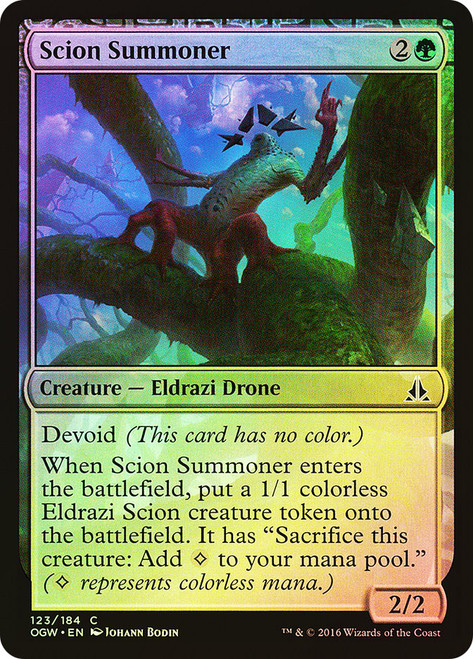 Scion Summoner\nOath of the Gatewatch\nSingle\nMagic The Gathering
