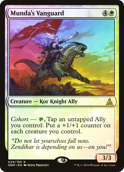 Munda's Vanguard\nOath of the Gatewatch\nSingle\nMagic The Gathering