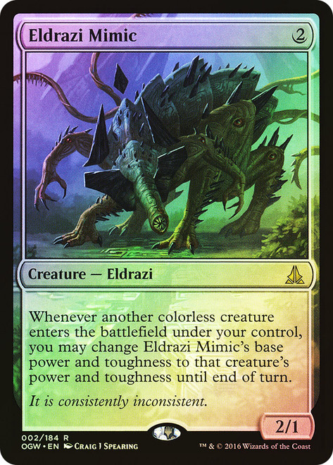 Eldrazi Mimic\nOath of the Gatewatch\nSingle\nMagic The Gathering