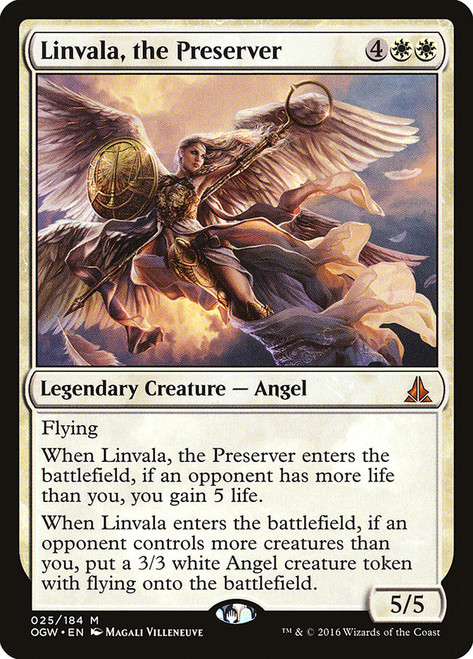 Linvala, the Preserver\nOath of the Gatewatch\nSingle\nMagic The Gathering