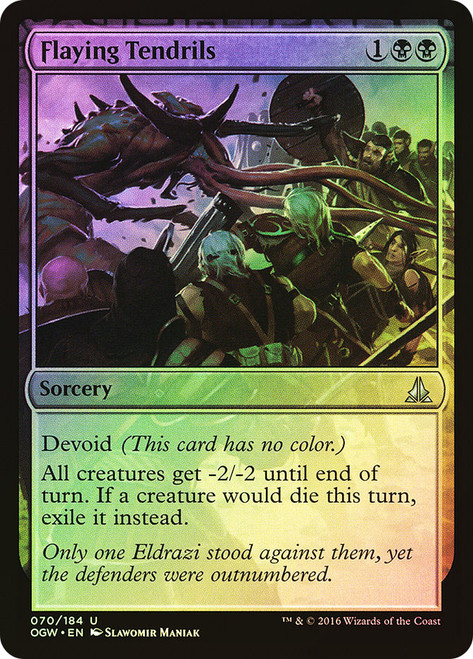Flaying Tendrils\nOath of the Gatewatch\nSingle\nMagic The Gathering