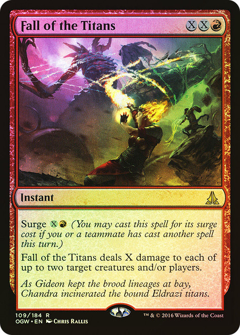 Fall of the Titans\nOath of the Gatewatch\nSingle\nMagic The Gathering