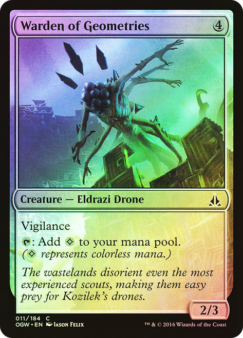 Warden of Geometries\nOath of the Gatewatch\nSingle\nMagic The Gathering