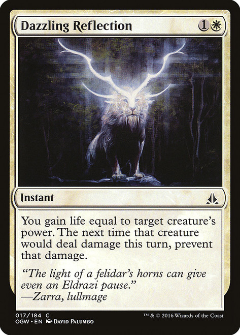 Dazzling Reflection\nOath of the Gatewatch\nSingle\nMagic The Gathering